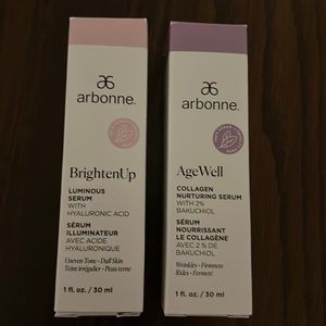 arbonne serum brighten and age well, never used